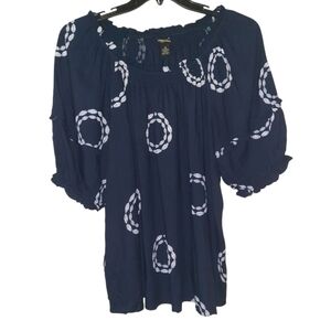 Millenium Blouse Short Sleeves Size 1X